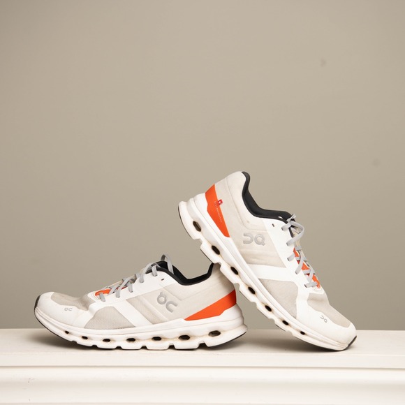 On Other - On CloudRunner Mens 11 Running Shoes White On Clouds Athleisure Gym Performance